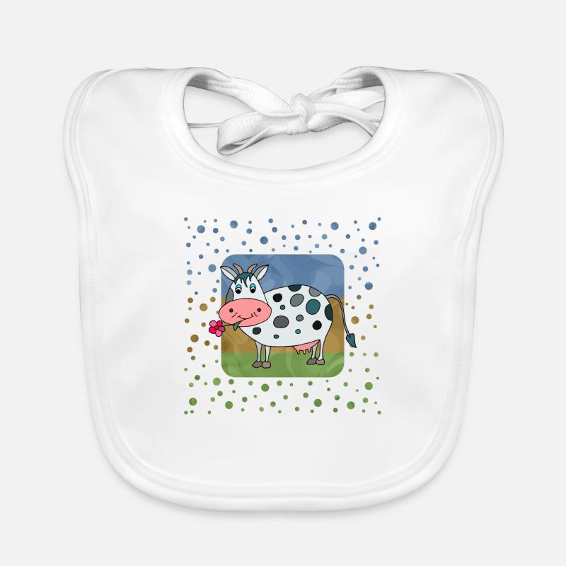 Vache Bavoir bio Bébé