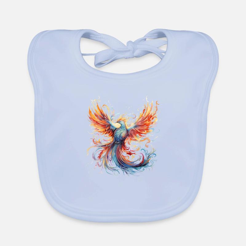 Mythischer Phönix Baby Bio-Lätzchen