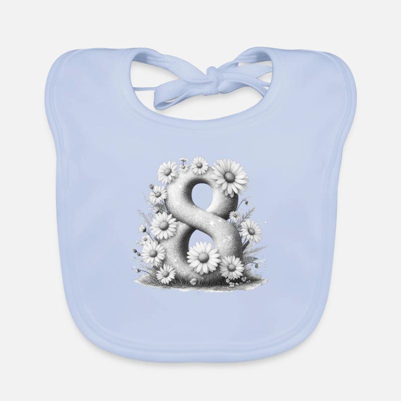 Nr. 8 eit digitale Hintergrundnummer Vektorzeichen Tal Baby Bio-Lätzchen