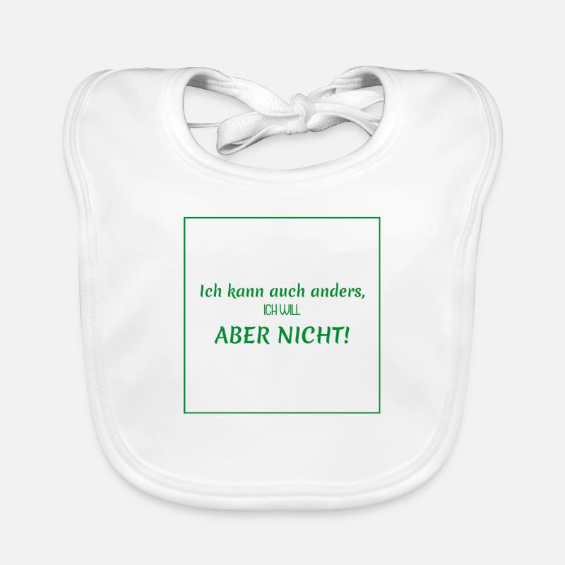 Funny sayings - I can do things differently Organic Baby Bibs