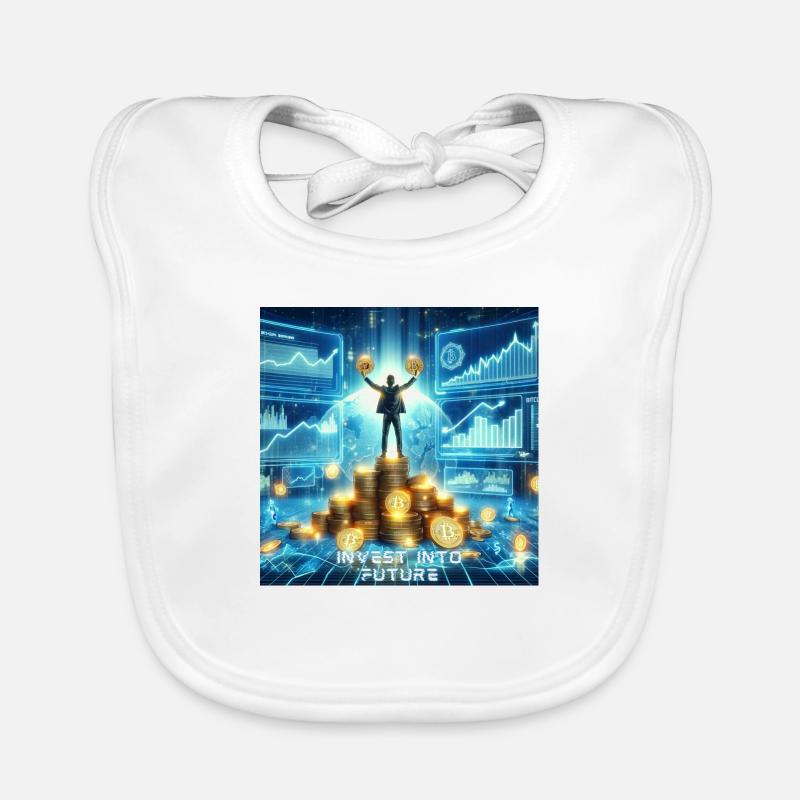 Bitcoin Krypto Baby Bio-Lätzchen