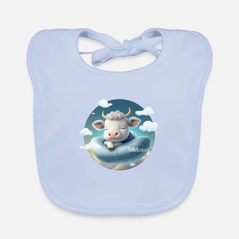 Sternzeichen Stier Baby Bio-Lätzchen