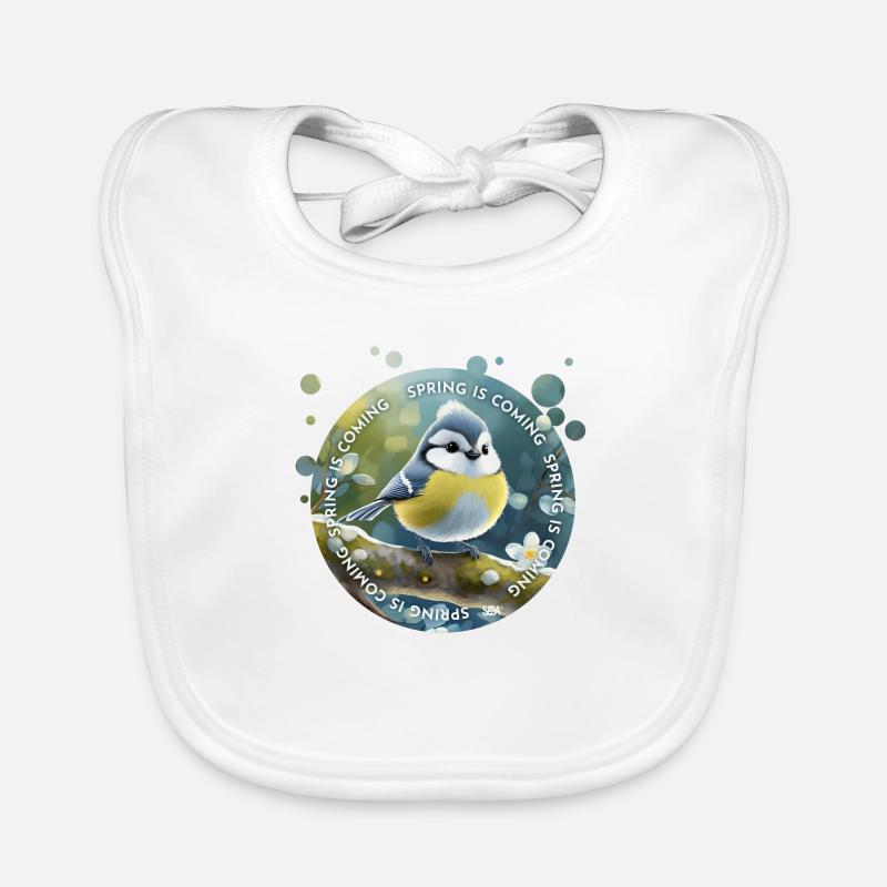 Spring is Comng Organic Baby Bibs