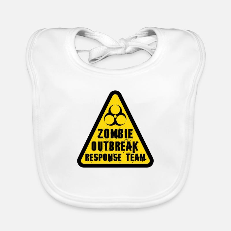ZOMBIE OUTBREAK RESPONSE TEAM Organic Baby Bibs