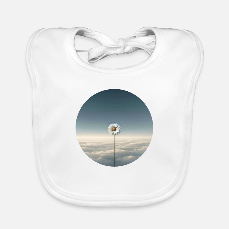 Fleur céleste Zen Bavoir bio Bébé