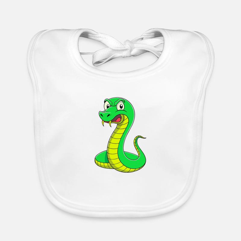 Serpent dégoûté : une expression sinueuse Bavoir bio Bébé
