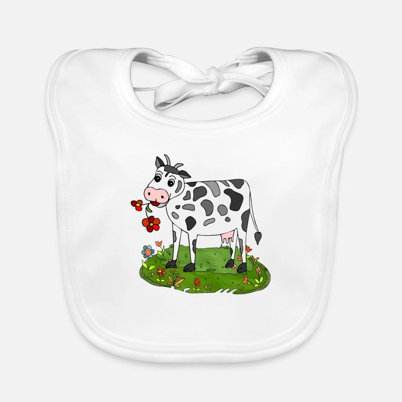 Vache Bavoir bio Bébé