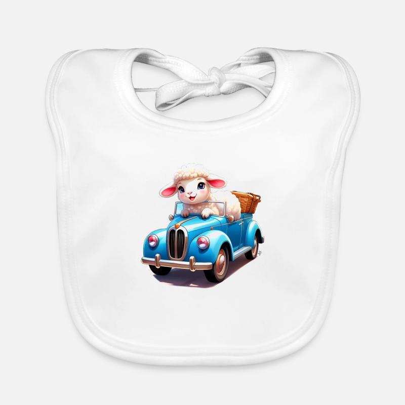 Sprint de moutons Bavoir bio Bébé