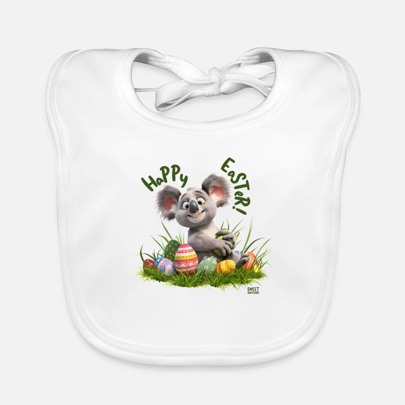 Happy Easter Organic Baby Bibs