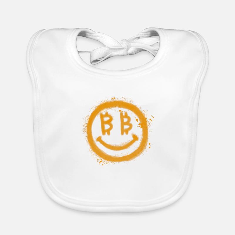 Bitcoin Smile Baby Bio-Lätzchen