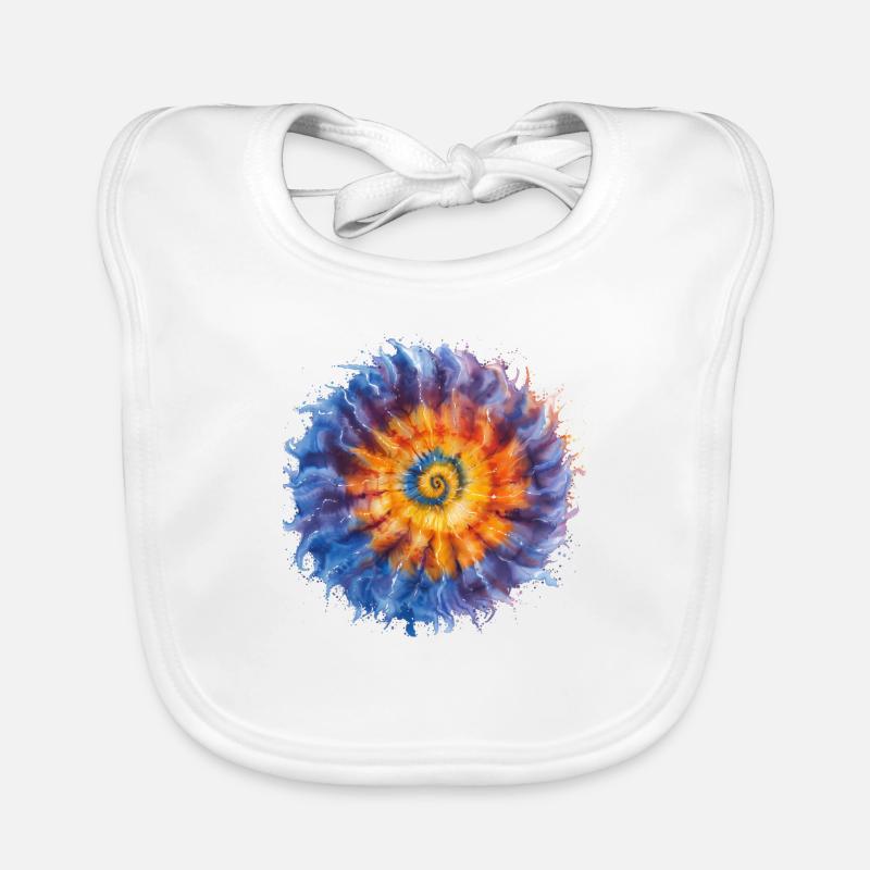 Chemise tie dye Bavoir bio Bébé