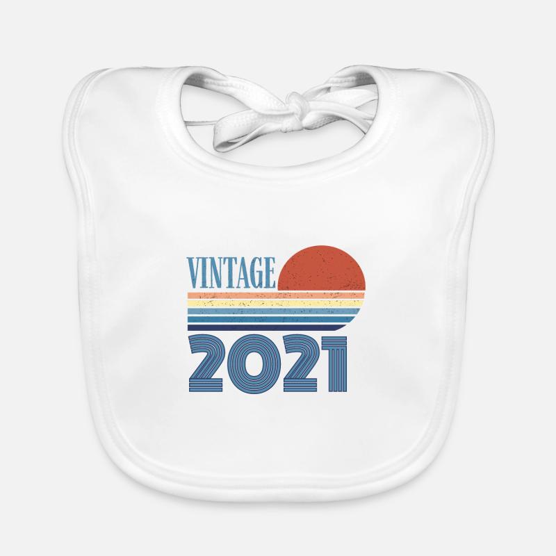 Vintage 2021 Organic Baby Bibs