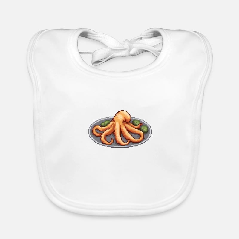 Octo-Pixel-Platte Baby Bio-Lätzchen