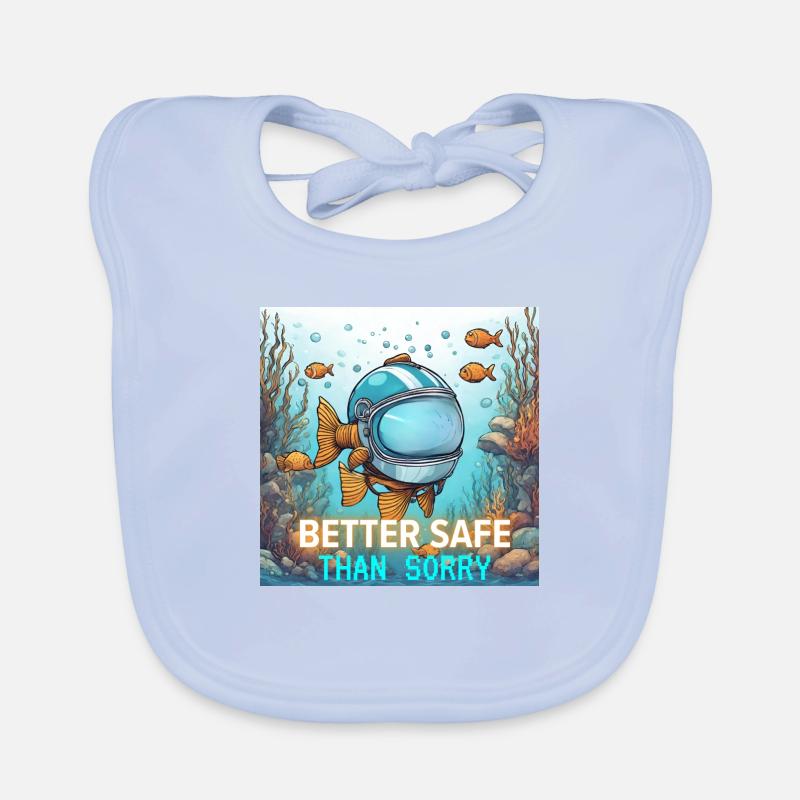 Cautious Fish Organic Baby Bibs