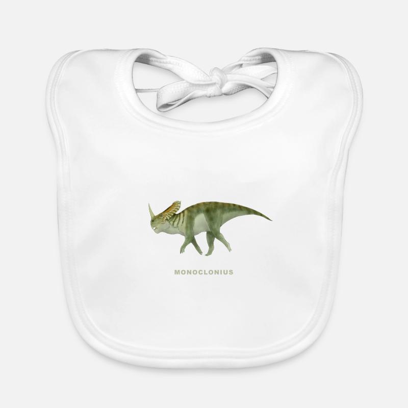 Illustration réaliste d’un MONOCLONIUS - Bavoir bio Bébé - blanc
