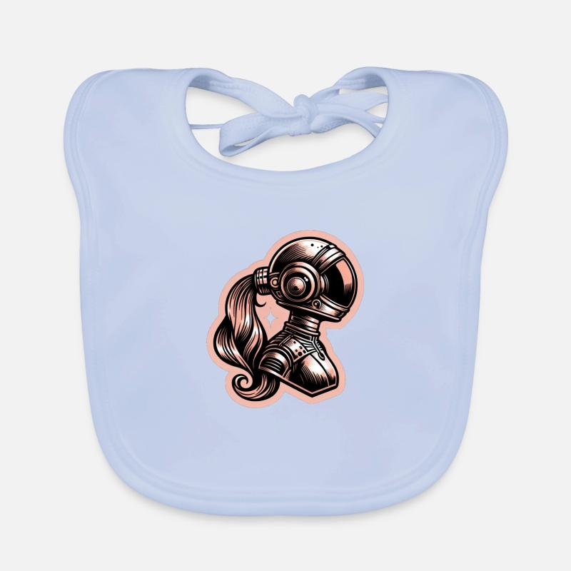 Femme de l’espace Bavoir bio Bébé
