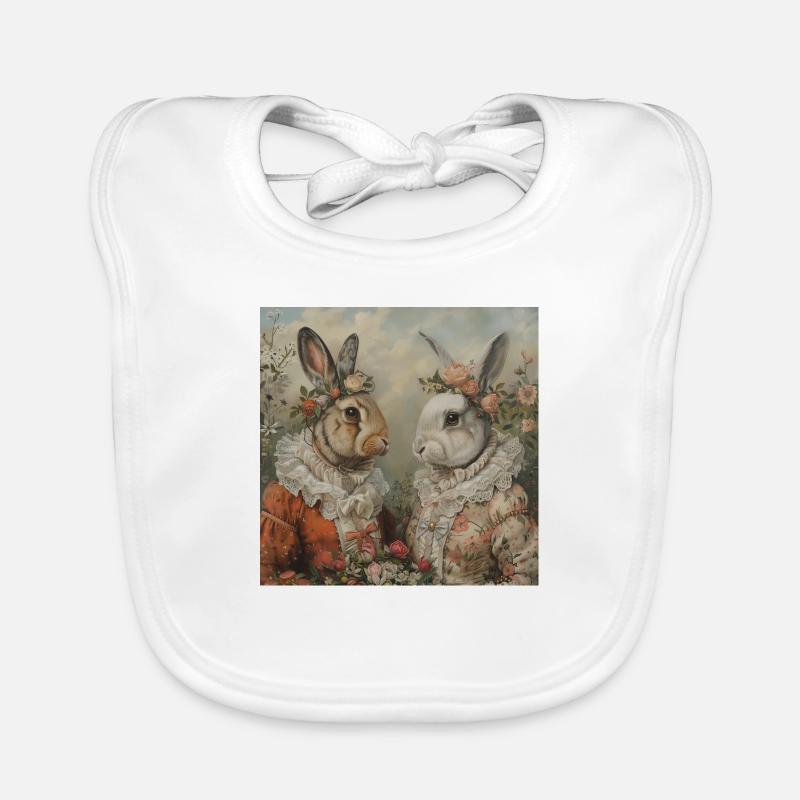 Lapin de Pâques Bavoir bio Bébé