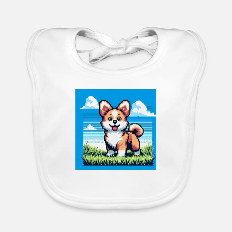 Lustiger Hund Baby Bio-Lätzchen