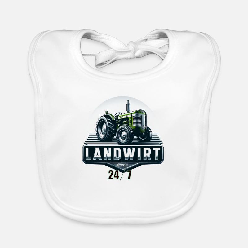 landwirt code ll Baby Bio-Lätzchen