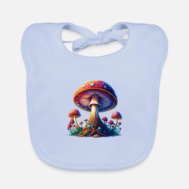 CHAMPIGNON Bavoir bio Bébé