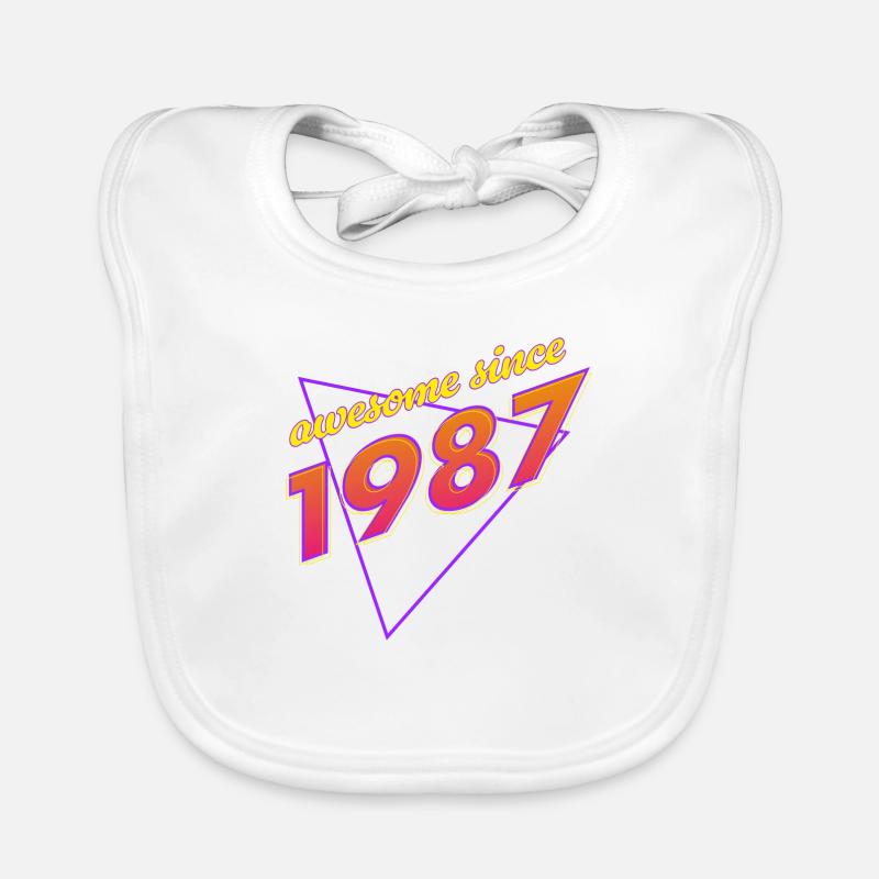 Rétro - Awesome since 1987 Bavoir bio Bébé