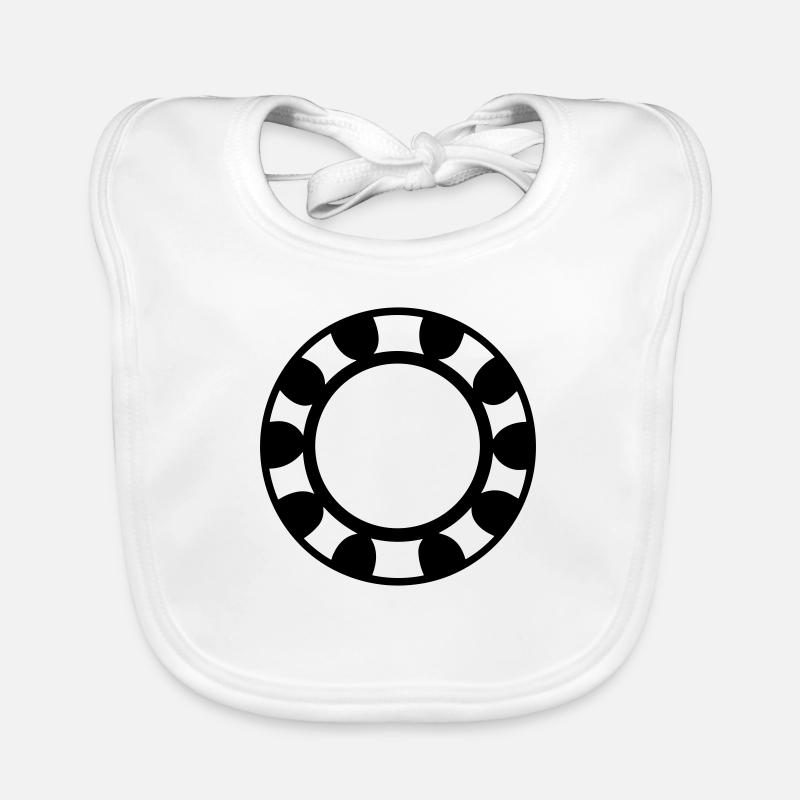 Poker-Chip Baby Bio-Lätzchen