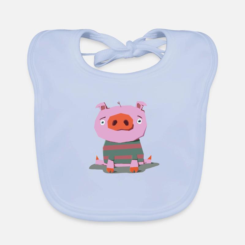 Bébé cochon Bavoir bio Bébé