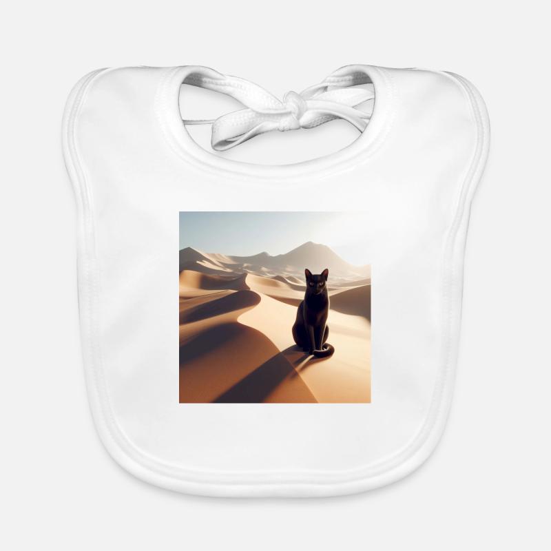 A true cat in a desert 2 Bavoir bio Bébé