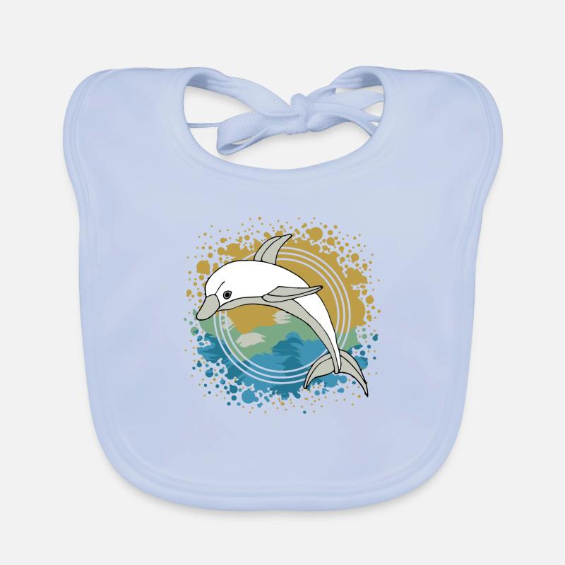 Delfin Baby Bio-Lätzchen