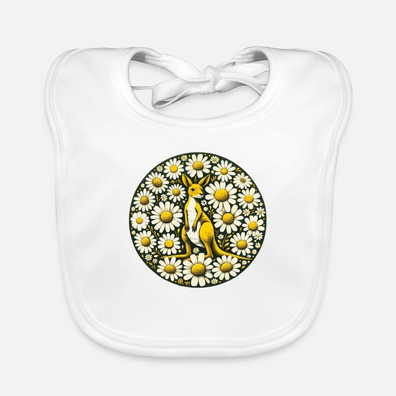 Australian Kangaroo Organic Baby Bibs