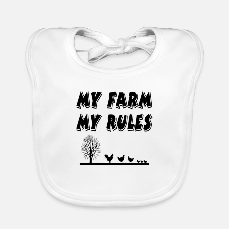 Ferme Bavoir bio Bébé
