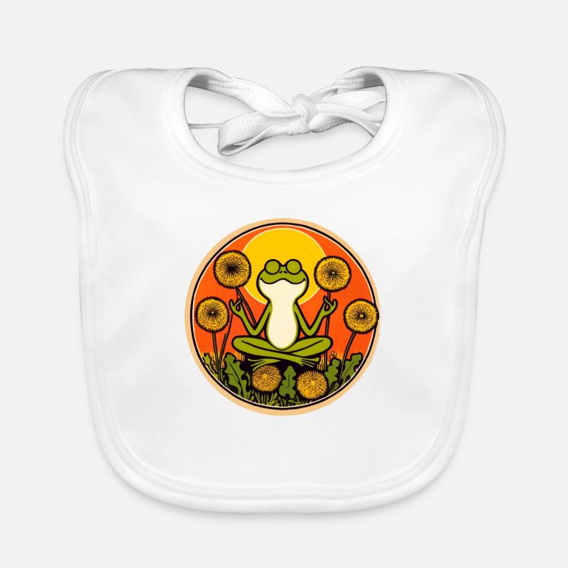Zen Frog Organic Baby Bibs