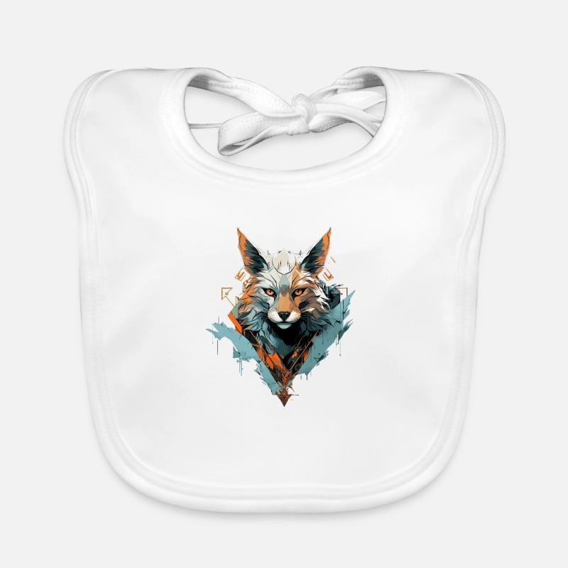 Fox whispers elegance Organic Baby Bibs