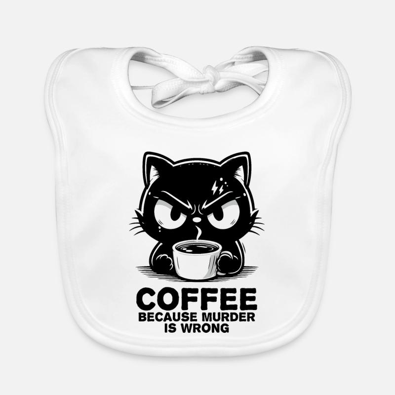 Murder is wrong Organic Baby Bibs