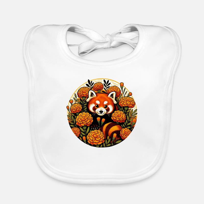 Petit panda Bavoir bio Bébé