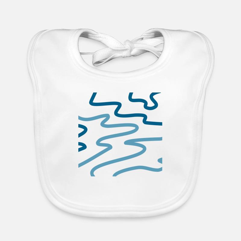 Abstract Organic Baby Bibs