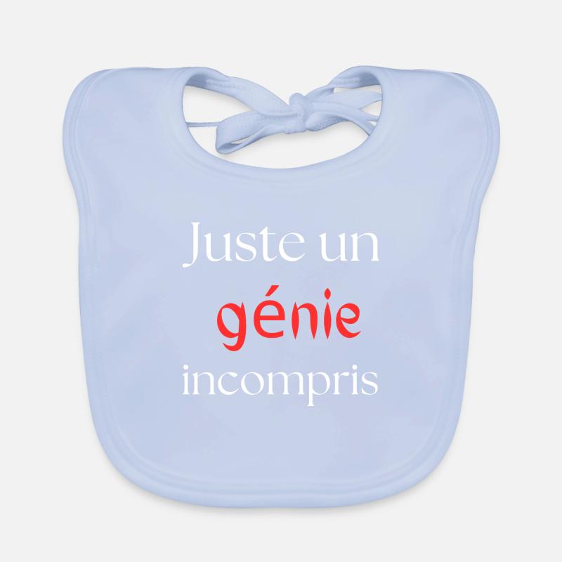 just a misunderstood genius Organic Baby Bibs