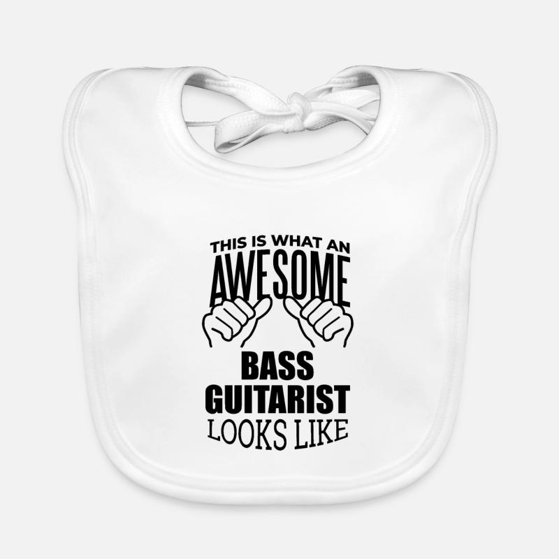 guitare basse Bavoir bio Bébé