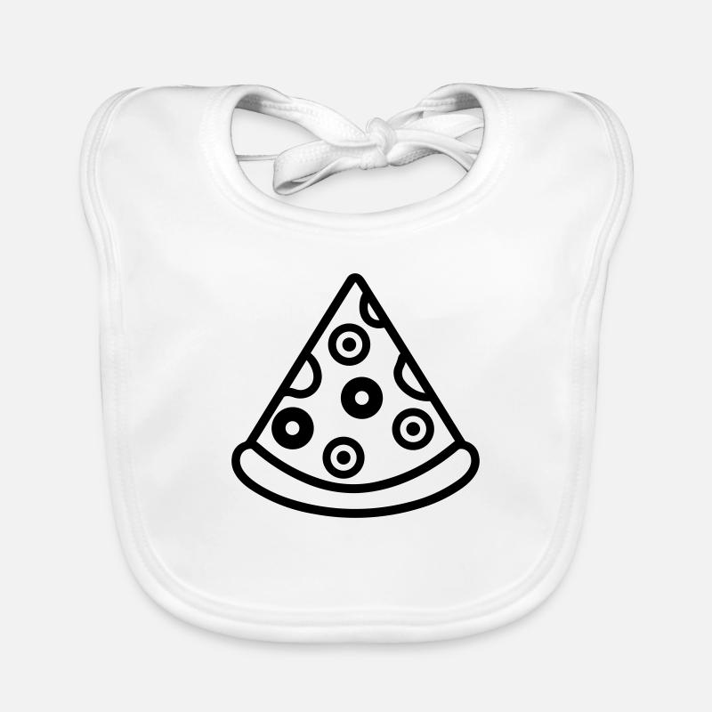 Pizza slice Organic Baby Bibs