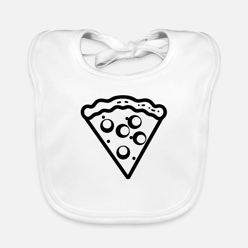 Pizza slice Organic Baby Bibs