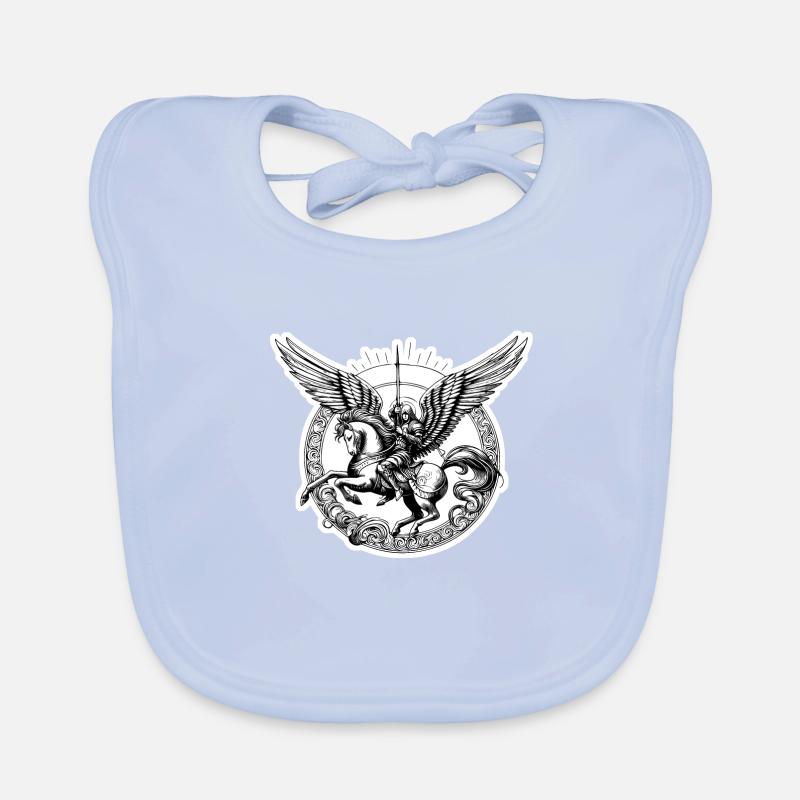 un ange armé d'une épée Bavoir bio Bébé