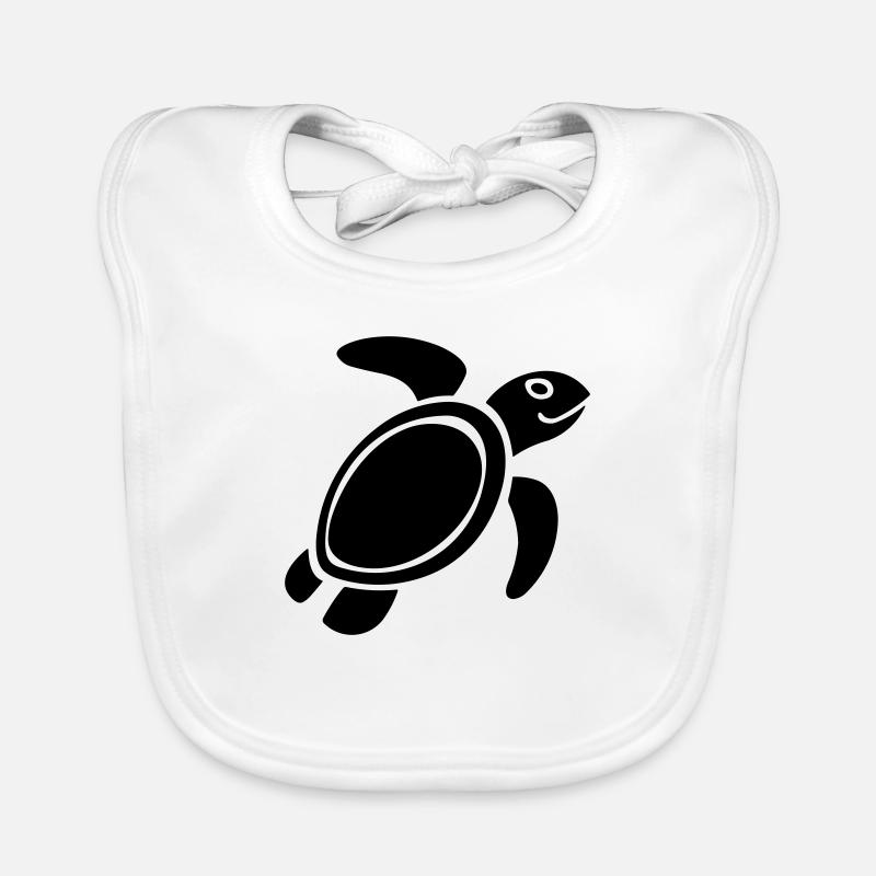tortue Bavoir bio Bébé