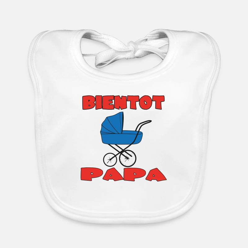 SOON TO BE A DAD Organic Baby Bibs