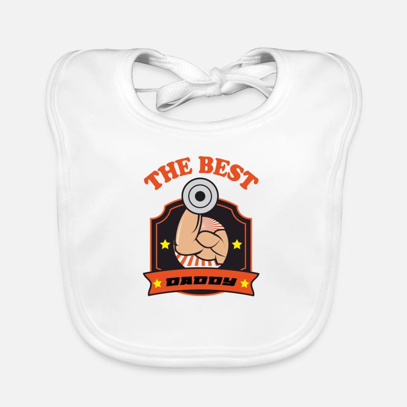 THE BEST DADDY Organic Baby Bibs