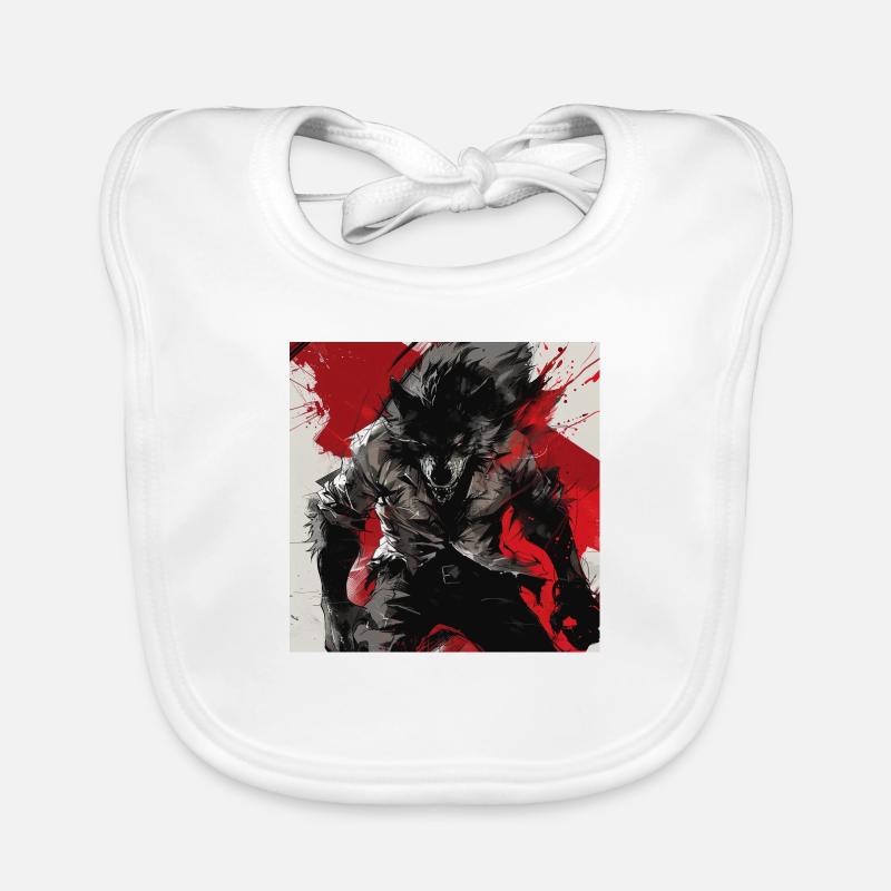 Werwolf Baby Bio-Lätzchen