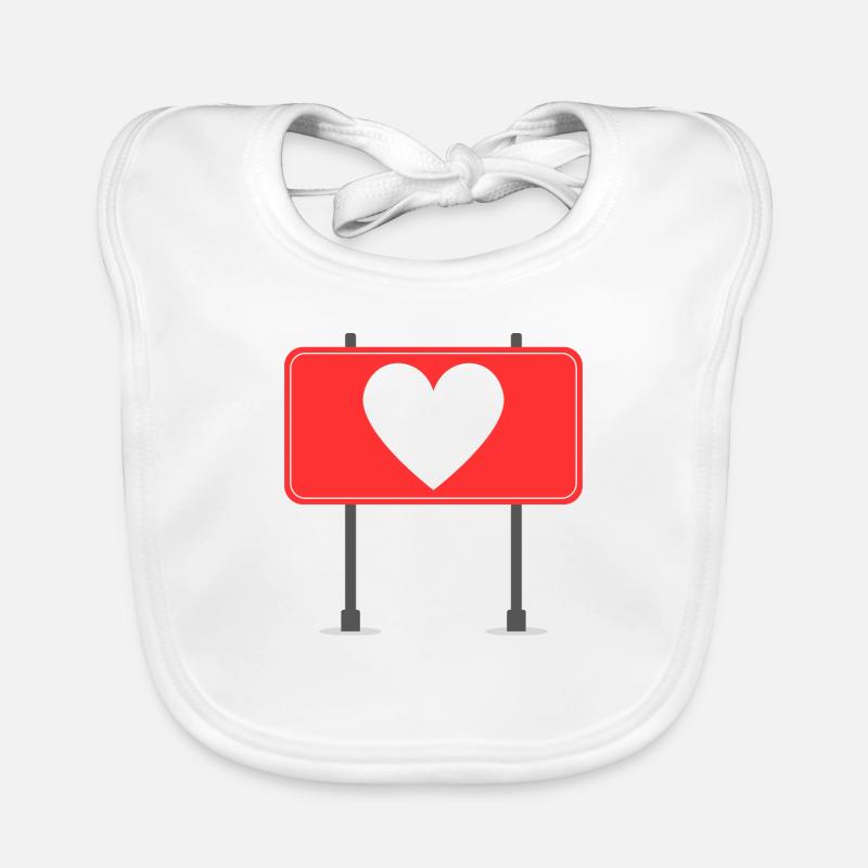 Liebes-Panel Baby Bio-Lätzchen