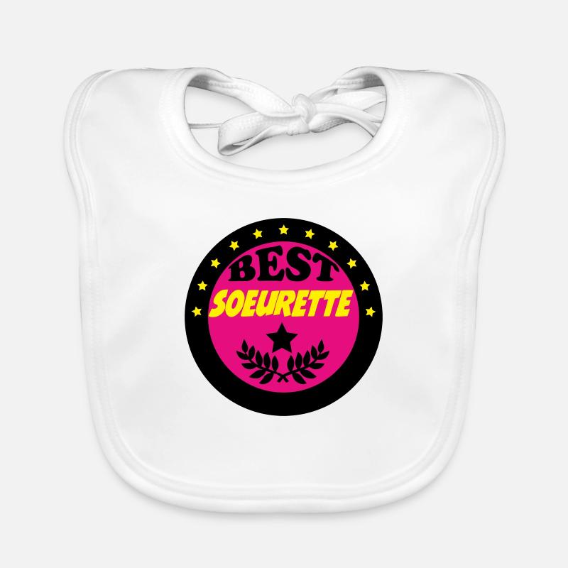 BEST SISTER Organic Baby Bibs