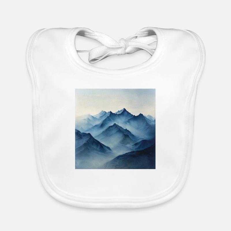 Poster Canvas Mountain 20 Organic Baby Bibs