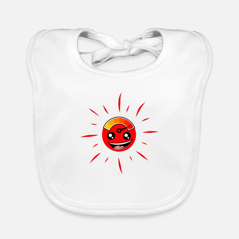 The temperature is at its maximum, it's a heat wave Organic Baby Bibs