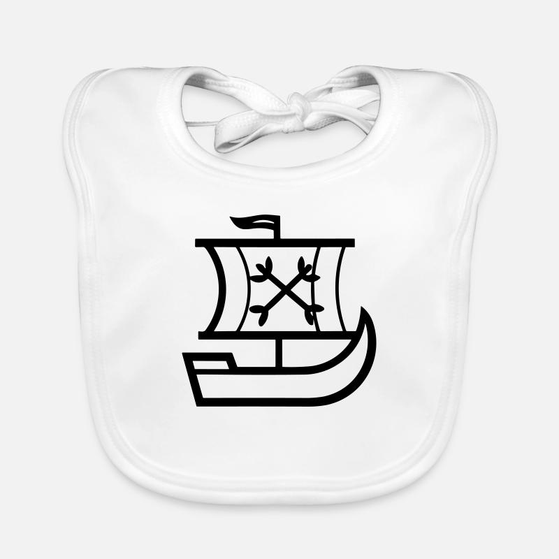 Pirate ship Organic Baby Bibs